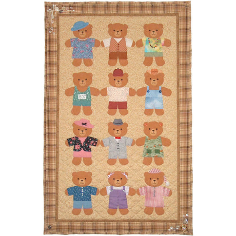 Friendship Bears Quilt Pattern by Spring Creek NeedleArt