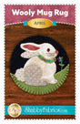 Wooly Mug Rug April Pattern by Shabby Fabrics