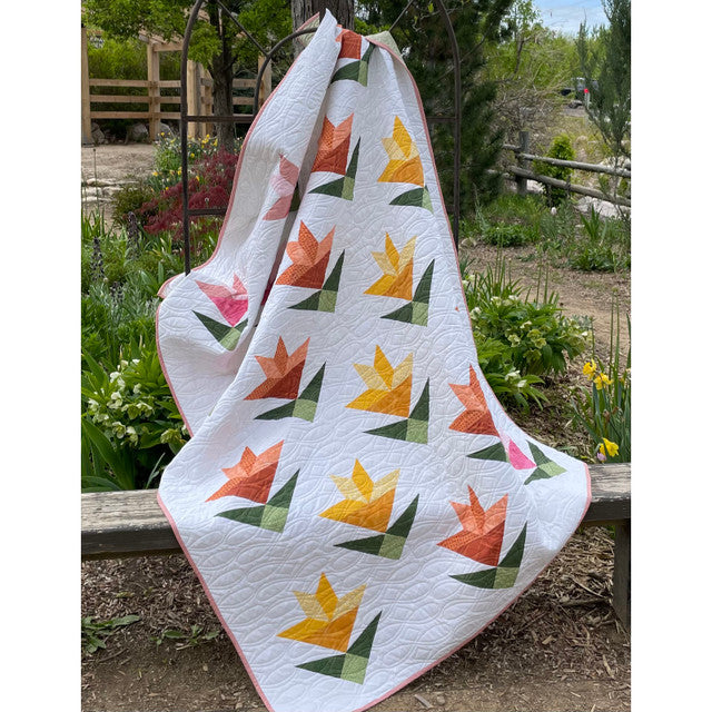 Lilies on Parade Quilt Pattern by Shadow Valley Quilts