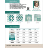 Back of the Percussion Quilt Pattern by Shadow Valley Quilts