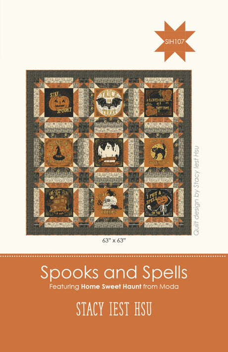 Spooks and Spells Quilt Pattern by Stacy Iest Hsu