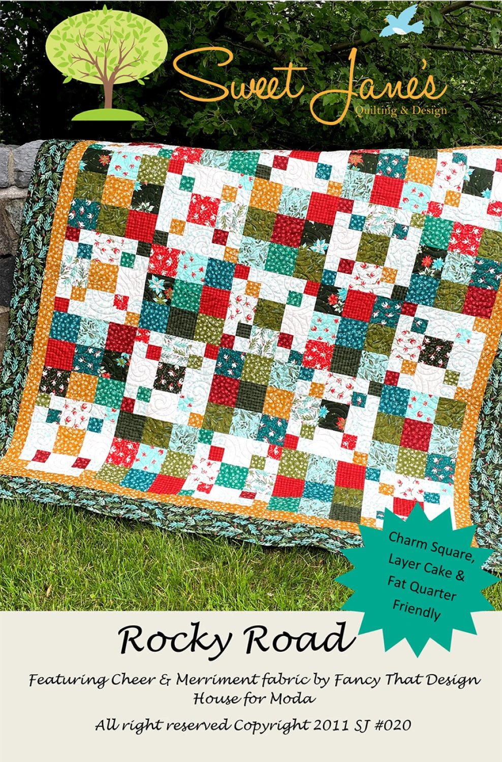 Rocky Road Quilt Pattern by Sweet Janes Quilting and Design