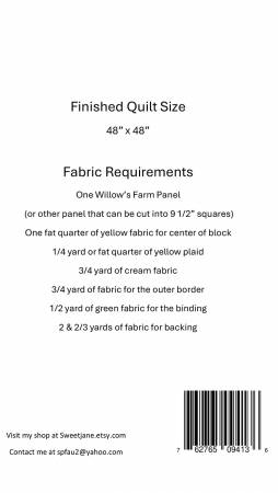 Back On the Farm by Sweet Jane's Quilting & Design