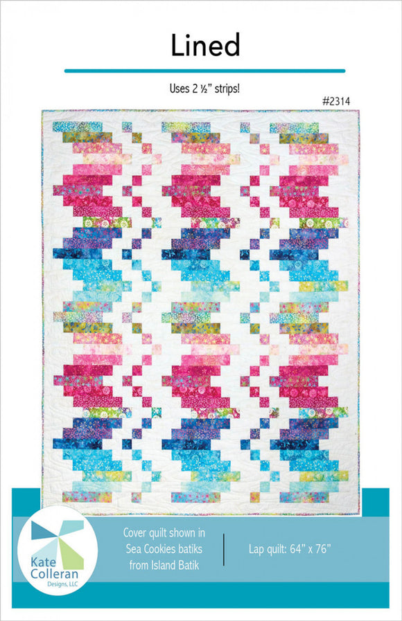 Lined Quilt Pattern by Kate Colleran Designs