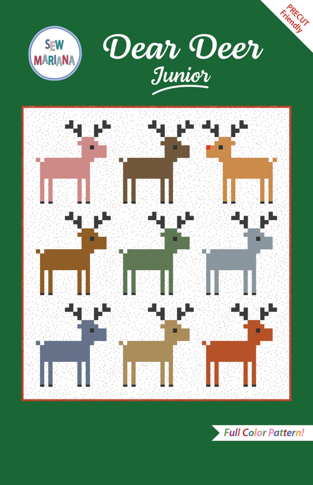 Dear Deer JUNIOR Quilt Pattern by Sew Mariana