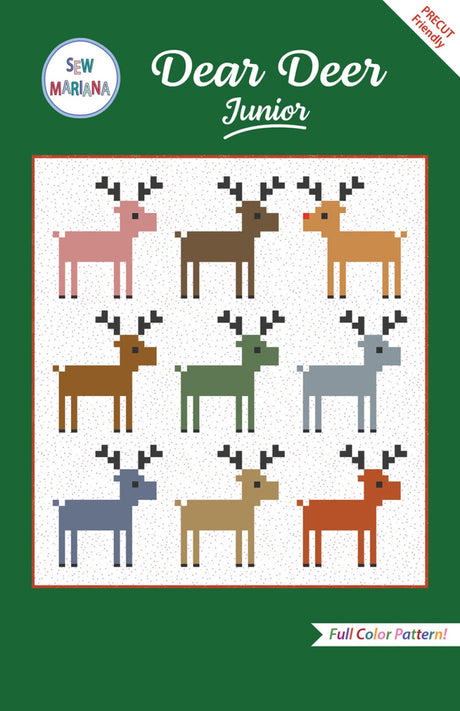Dear Deer JUNIOR Quilt Pattern by Sew Mariana