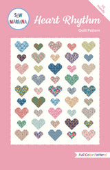 Heart Rhythm Quilt Pattern by Sew Mariana