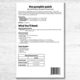 Back of the Pumpkin Patch Pattern by Studio M Squared