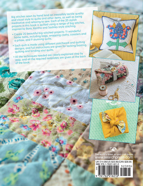 Back of the Big Stitch Quilting Book by Search Press USA