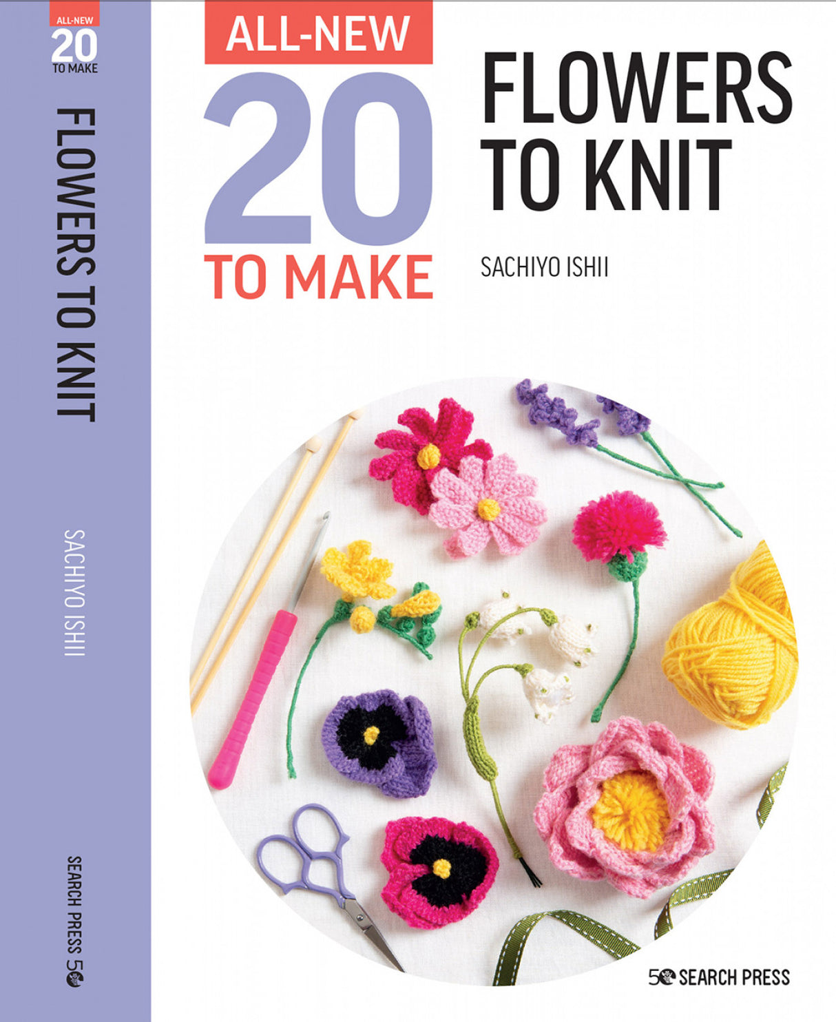 All-New 20 to Make: Flowers to Knit Quilt Pattern by Search Press USA