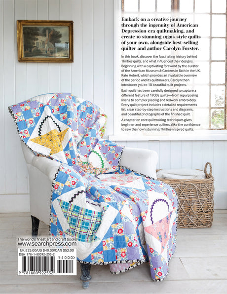Back of the 1930S Quilts by Search Press USA