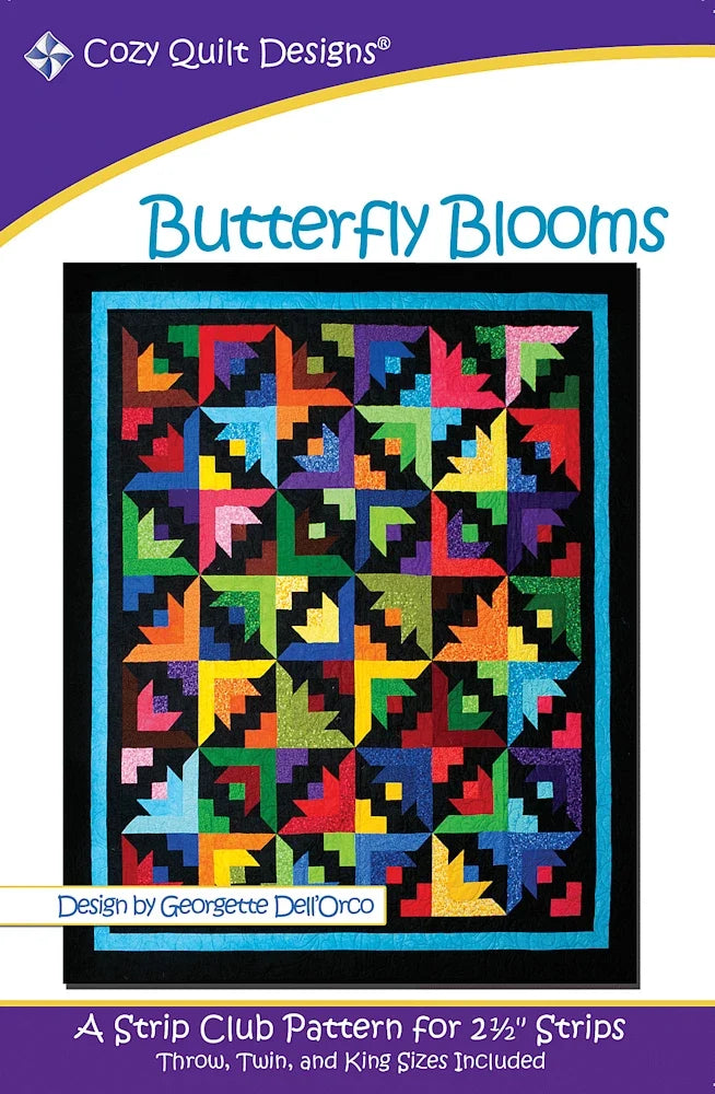 Butterfly Blooms Downloadable Pattern by Cozy Quilt Designs