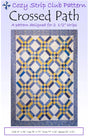Crossed Path Downloadable Pattern by Cozy Quilt Designs