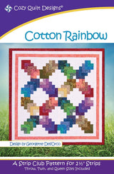 Cotton Rainbow Downloadable Pattern by Cozy Quilt Designs
