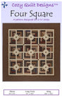 Four Square Downloadable Pattern by Cozy Quilt Designs