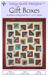 Gift Boxes Downloadable Pattern by Cozy Quilt Designs