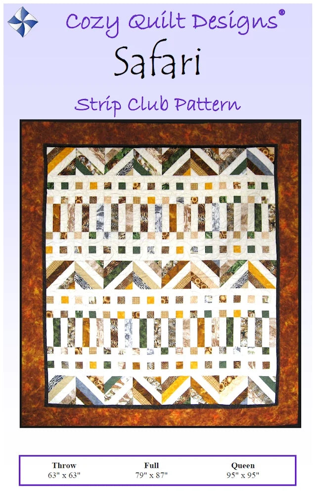 Safari Downloadable Pattern by Cozy Quilt Designs