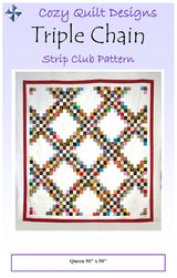 Triple Chain Downloadable Pattern by Cozy Quilt Designs