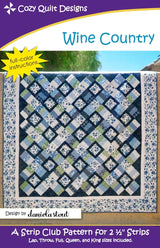 Wine Country Downloadable Pattern by Cozy Quilt Designs