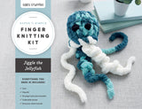 Super Simple Finger Knitting Kit Jiggle the Jellyfish by Schiffer Publishing