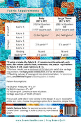 Back of the Fray Boxes Quilt Pattern by Seams Sew Me