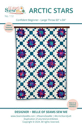 Arctic Stars Quilt Pattern by Seams Sew Me