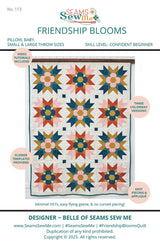 Friendship Blooms Quilt Pattern by Seams Sew Me