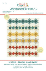 Montgomery Ribbon Quilt Pattern by Seams Sew Me