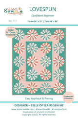 Lovespun Quilt Pattern by Seams Sew Me