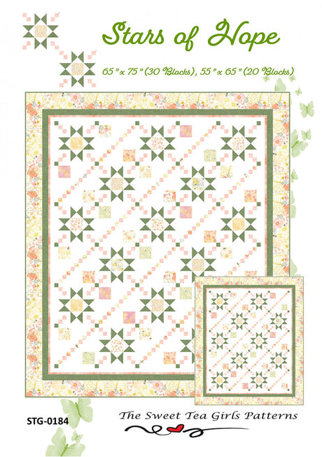 Stars of Hope Quilt pattern by Sweet Tea Girls Patterns