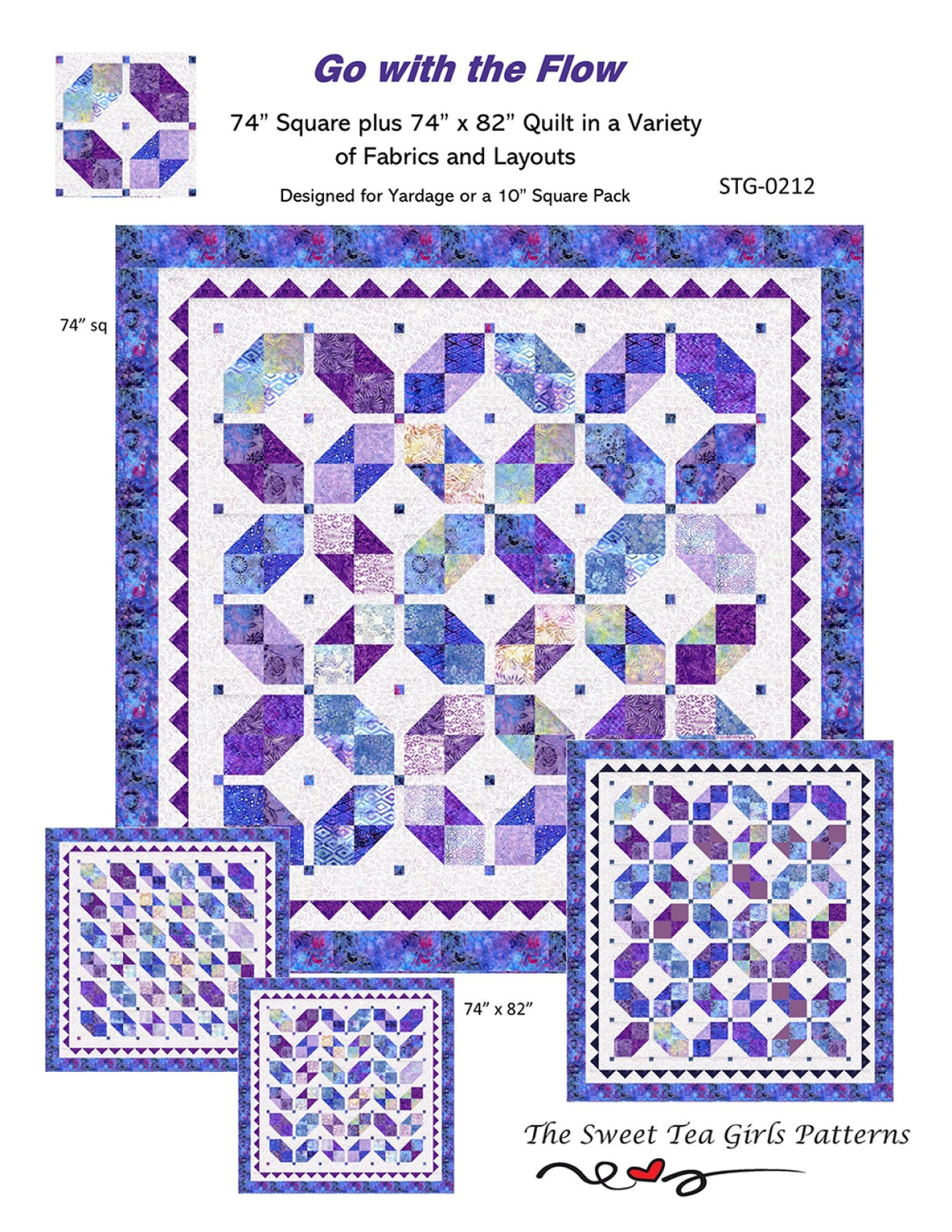 Go with the Flow Quilt Pattern by Sweet Tea Girls Patterns