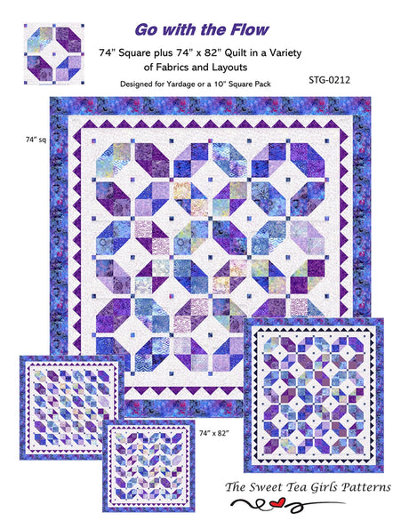 Go with the Flow Quilt Pattern by Sweet Tea Girls Patterns
