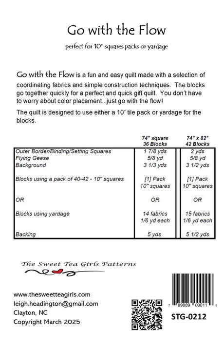 Go with the Flow Quilt Pattern