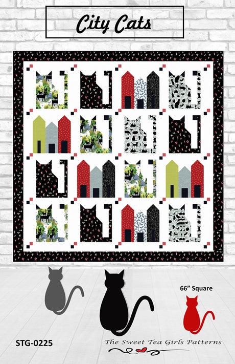 City Cats Quilt Pattern by Sweet Tea Girls Patterns