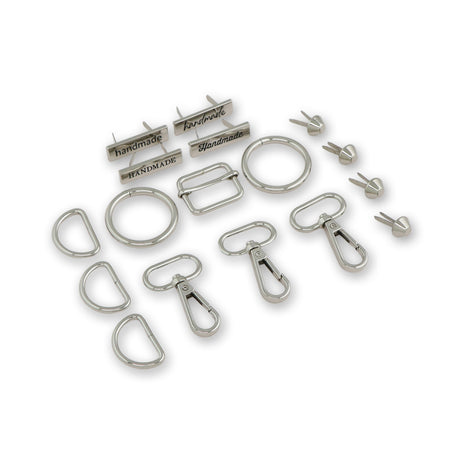 Making Bags: A Field Guide Book Hardware Kit Nickel by Sallie Tomato