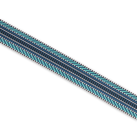 Railroad Track Blues Webbing 1-1/2in x 3 yd by Sallie Tomato