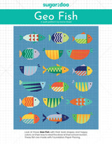 Geo Fish Quilt Pattern by Sugaridoo