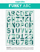 Funky ABC Quilt Pattern by Sugaridoo