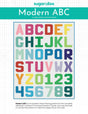 Modern ABC Quilt Pattern by Sugaridoo