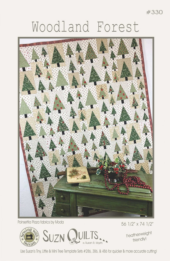 Woodland Forest Quilt Pattern by Suzn Quilts