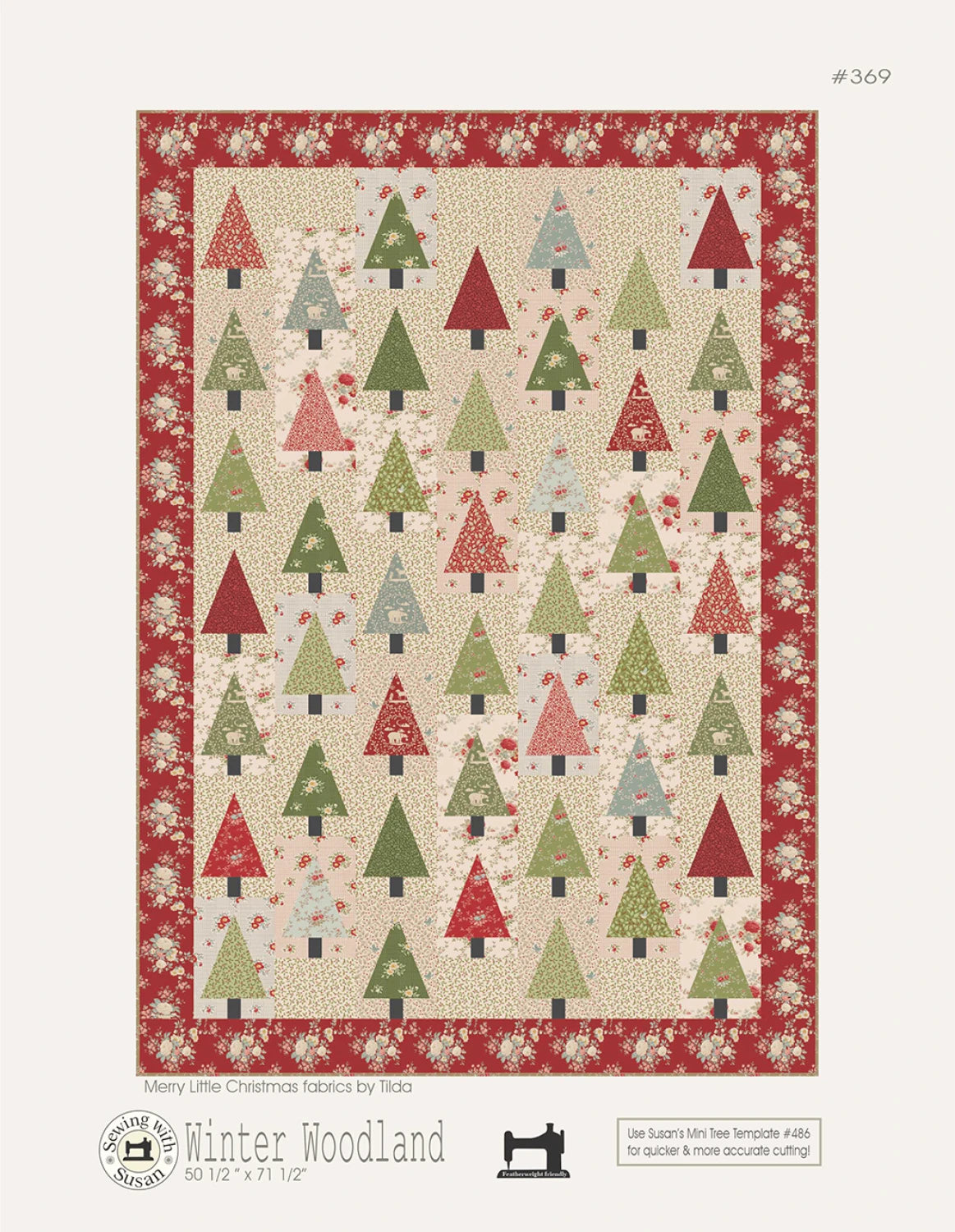 Winter Woodland Quilt Pattern by Suzn Quilts