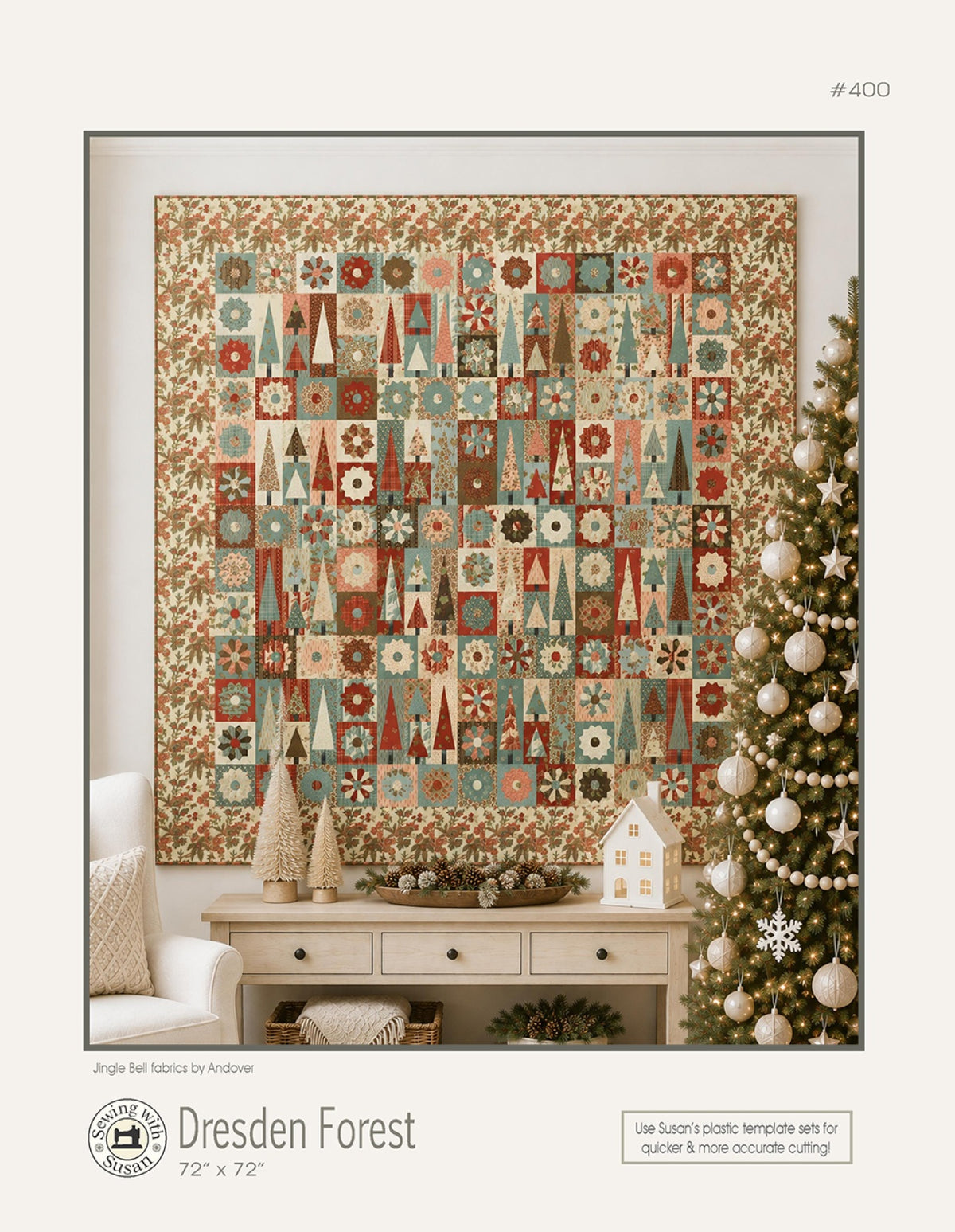 Dresden Forest Quilt Pattern by Suzn Quilts