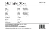 Back of Midnight Glow Quilt Pattern - Southwind Designs - 12" x 15"