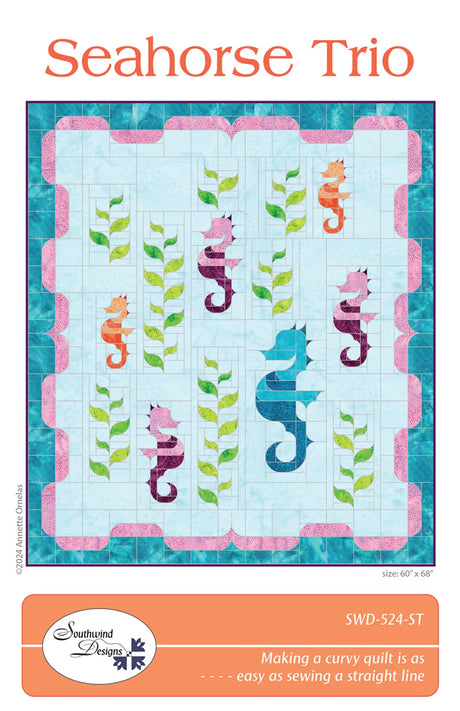 Seahorse Trio Quilt Pattern by Southwind Designs