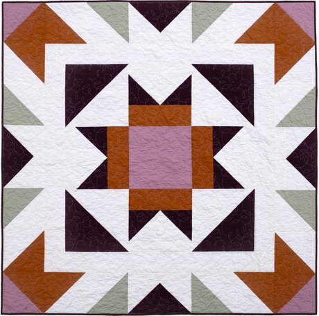 Sadie Sunshine Quilt 1 Block Version Downloadable Pattern by In The Light Quilts