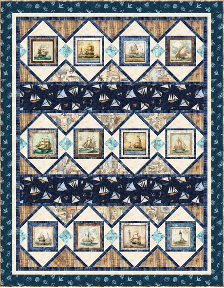 Sail Away Downloadable Pattern by Pine Tree Country Quilts