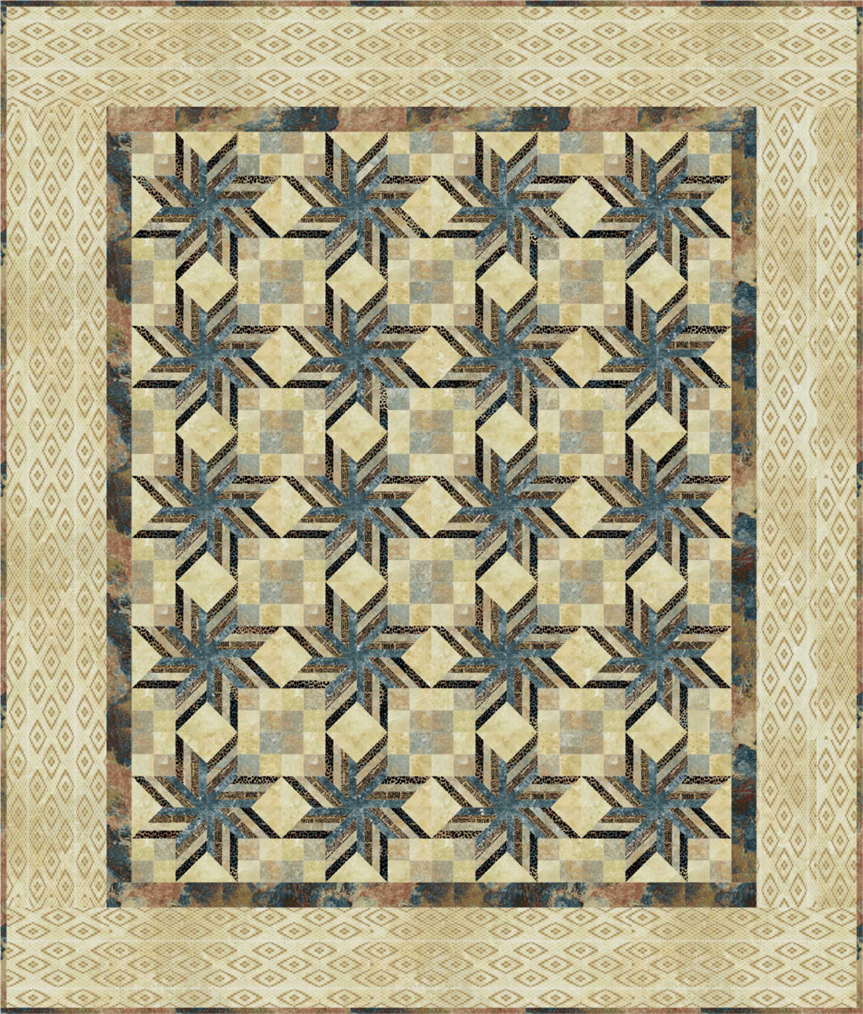 Sandstorm Downloadable Pattern by Upper Canada Quiltworks