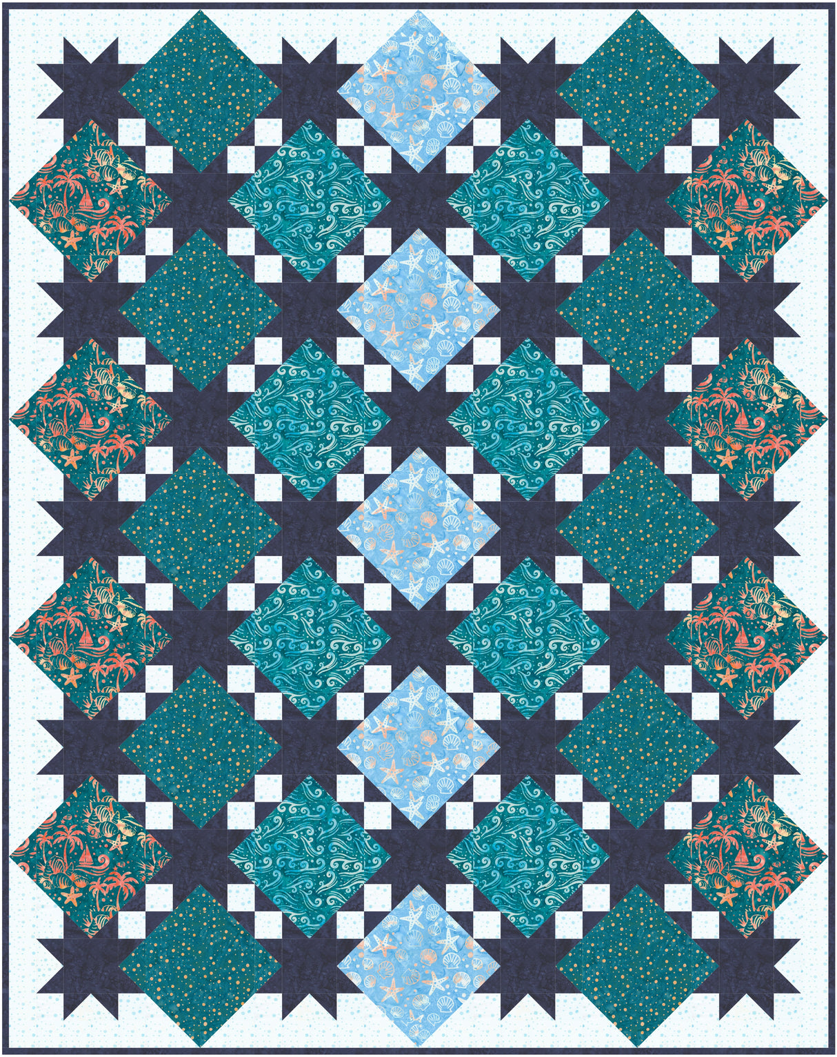  Sandy Beaches Downloadable Pattern By Needle In A Hayes Stack