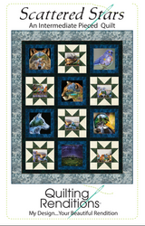 Scattered Stars Downloadable Pattern by Quilting Renditions