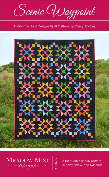 Scenic Waypoint Quilt Pattern by Meadow Mist Designs